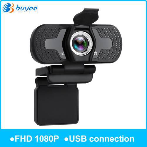 Buyee FHD 1080P USB Webcam Anti Peeping Camera for Pc Computer Online Teaching Live Broadcast Conference Work Video Webcam