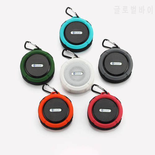 Waterproof Shower Bluetooth-compatible Speaker, Portable Wireless Outdoor Speaker, Support TF Card, Bulti-in Mic, Keychain