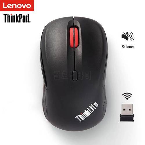 Lenovo WLM200 Mute Wireless Computer Mouse Mini Mouse For Notebook USB Bluetooth Connection 2.4GHz Wireless Mice Desktop1500dpi