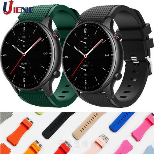 Silicone Watchband Strap for Xiaomi Huami Amazfit Gtr 2 / 47mm Bracelet Band Sport Replacement Wristband Correa for gtr2