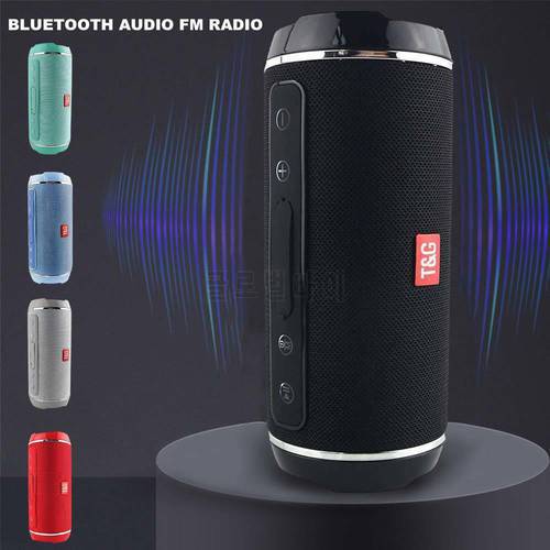 High power 10w Wireless Bluetooth Speaker Waterproof Stereo Bass USB/TF/AUX MP3 Portable outdoor column Music Player Subwoofer