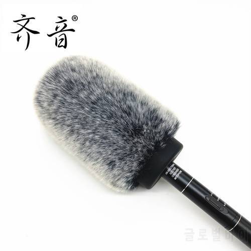 Dead Cat Fur Windscreen Furry Windshield Muff For Sony ECM XM1 Condenser Microphone Wind Shield Protection Outdoor Interview Mic