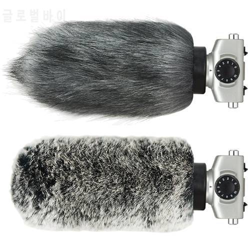 Microphone Furry Rigid Windscreen Muff Mic Wind Cover Fur Filter Outdoor Microphone Windscreen for ZOOM SGH6