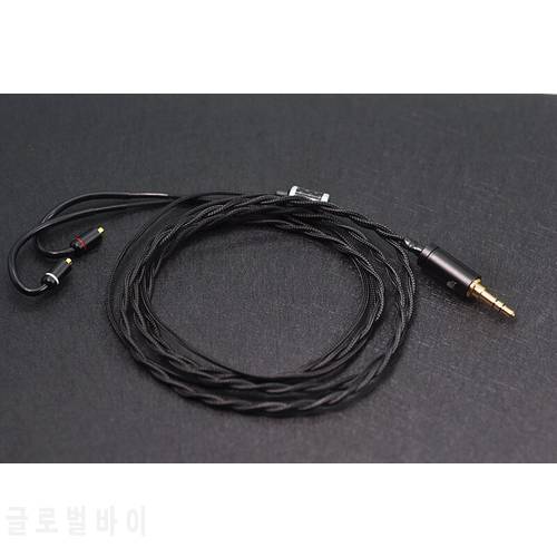 OCC + OCC silver plated headset cable coaxial 2-strand MMCX 0.78 2pin 3.5 stereo 2.5 balanced 4.4 balanced upgrade cable