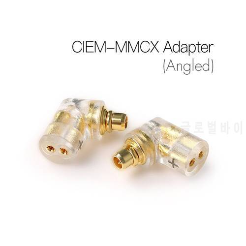 OE Audio CIEM Angled 2Pin 0.78mm to MMCX/MMCX to 2Pin 0.78mm Mini Earphone Plug Cable Adapter Earphone Accessories