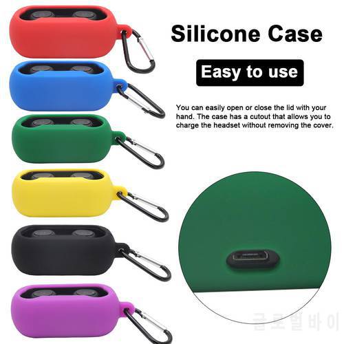 Durable Anti-fall Earphone Protective Cover Silicone Case For QCY T1 Headphones Protector Shell Bluetooth Headset Accessories