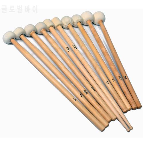 High Quality Timpani Mallets Precussion Beaters Hammer Drumsticks Free Shipping