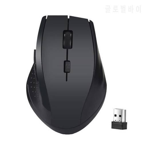 2.4GHz Wireless Optical Mouse for PC Gaming Laptops Game 6 Keys Wireless Mice with USB Receiver Shipping Computer Mouse