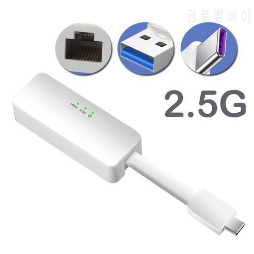USB c to ethernet USB 3.0 to gigabits ethernet network adapters 2.5g/type-c ports RJ45 Network Card win7/8/10/xp usb to rj45 lan