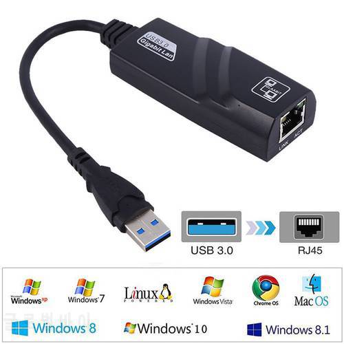 USB 3.0 Type C To Gigabit Ethernet RJ45 Network Lan Card Type-C 1000Mbps nics Adapter 1G For Macbook Mac OS RTL8153 ASIX88179