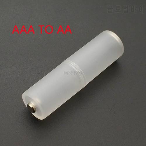 AAA To AA Battery Converter Adapter AAA Battery Holder AA Plastic Case Battery