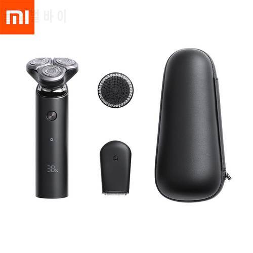 Xiaomi Mijia S500C/S500 Electric Shaver Razor for Men Beard Hair Trimmer Rechargeable 3D Head Dry Wet Shaving Washable Dual Blad