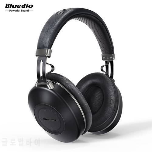 Bluedio H2 Wireless Bluetooth Headphones ANC Wireless Headset HIFI Sound Step Counting SD-Card Slot Cloud APP Earphone For MP3