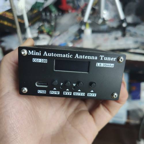 Lusya MINI 0.96 inch OLED ATU100 automatic antenna tuner 1.8-50 MHz 100W by N7DDC with case battery E3-012