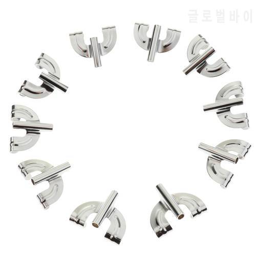 20pcs Silver Iron Plating Drum Claw Hook Clamp for Bass Drum Replacement Parts Accessories