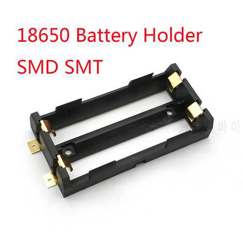 18650 Battery Holder SMD SMT High Quality 18650 Battery Holder Case Battery Box With Pins TBH-18650-2C-SMT