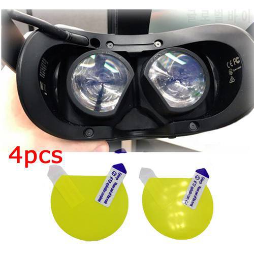 4pcs Lens Film VR Screen Protective Film for Valve Index Headset Helmet Anti Scratch Lens Protector