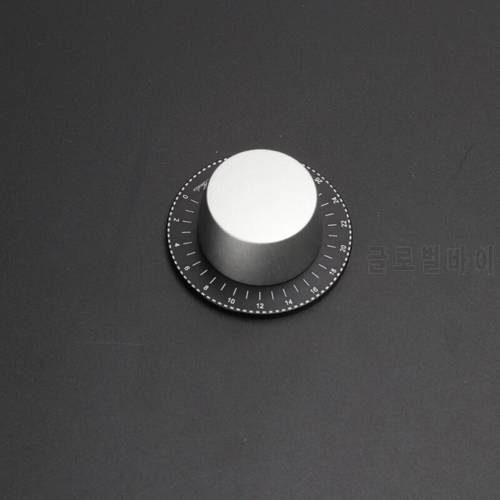KYYSLB 60mm All Aluminum Amplifier Chassis Knob with Scale HIFI Audio Amplifier Knob Volume Potentiometer Knob