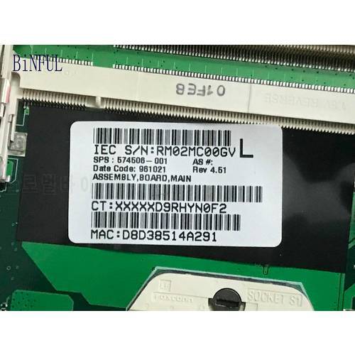 BRAND NEW 574506-001 585221-001 MAINBOARD FOR HP 4416S 4515S LAPTOP MOTHERBOARD +Free CPU 90 DAYS WARRANTY