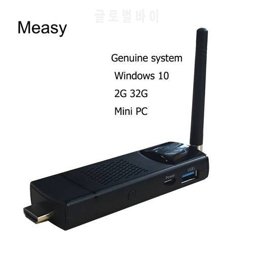 Measy T8C Windows 10 OS Z8300 4 Cores 1.84GHz Mini PC 2G 32G H.265 1080P HD TV Stick Media Streaming Player Mini Smart TV Dongle