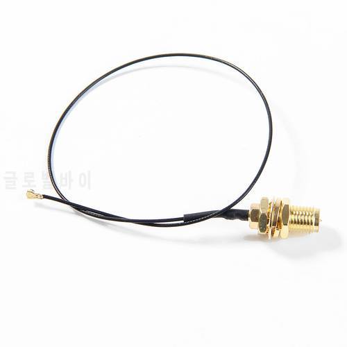 2Pcs IPEX 4 MHF4 to RP-SMA 0.81mm RF Pigtail Cable Antenna For Intel AX200 9260NGW 8260NGW 8265NGW NGFF M.2 WiFi Card router