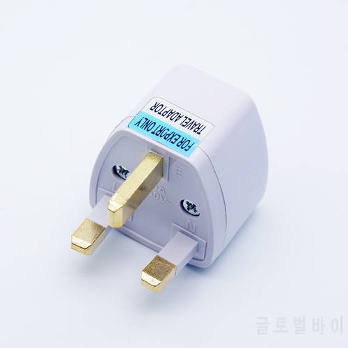 Universal 3Pin UK HK AC Travel Power Plug US/EU/AU To UK/HK 3 Pin Socket Convert Converter Plug Adapter for Travel Use