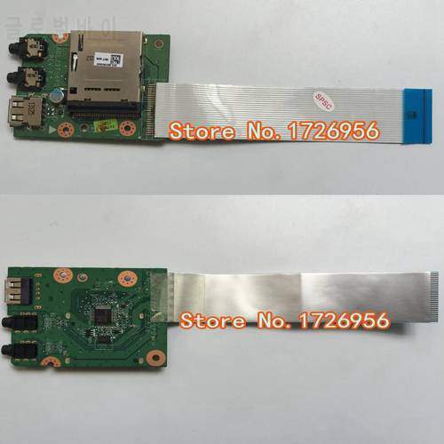 Original For lenovo Z580 Z585 Audio Jack Card Reader USB Port Board with cable DA0LZ3TH6F0 DA0LZ3TH6G0