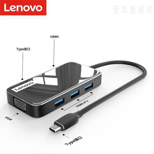 Lenovo USB HUB C HUB to Multi USB 3.0 HDMI Adapter Dock for MacBook Air Pro Thinkpad Accessories USB-C Type C 3.1 Splitter Port