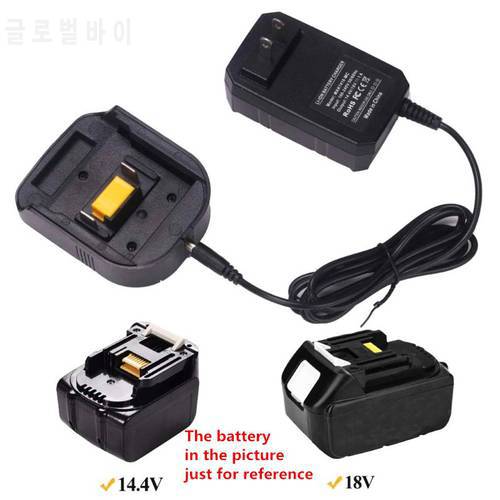 New 14.4V 18V Battery Charger for Makita BL1415 BL1815 BL1830 BL1850 Replacement Lithium Battery Charger with EU Plug hotsell