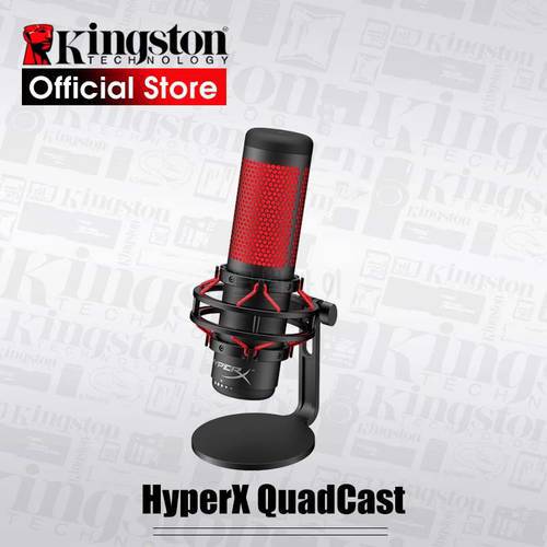Kingston HyperX QuadCast Professional Electronic Sports Microphone Computer Live Microphone Red Microphone Device Voice Game