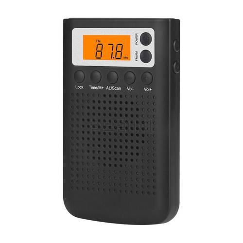 FM/AM Radio Digital Mini Portable Stereo Hearing Radio for The Elderly Battery Powered