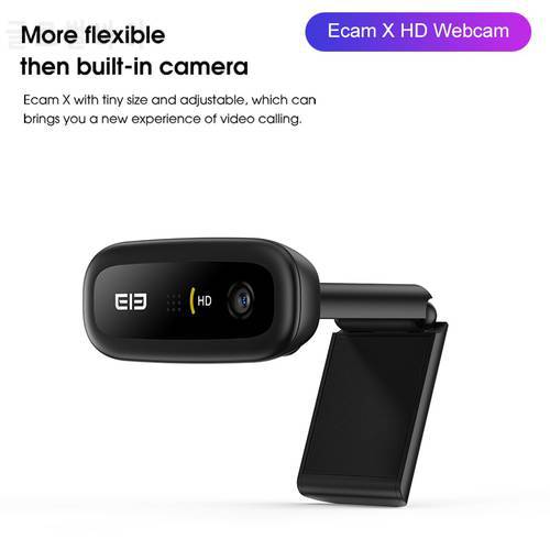 Ecam X 1080P Webcam HD Web Camera Auto Focus Built-In Microphone With Microphone USB Computer Camera