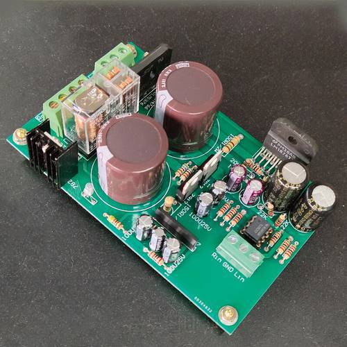 KYYSLB AC12X2 To AC21X2 LM1876TF Amplifier Board Op Amp Front Speaker Protection Board 2.0 HIFI Power Amplifier Board