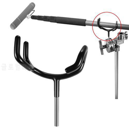 Y-Shape Metal Microphone C-Stands Audio Mic Boom Pole Support Holder Bracket