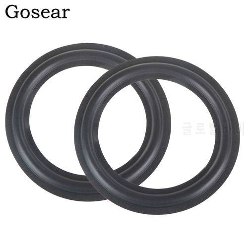Gosear 1 Pair 6 Inch Speaker Foam Edge Replacement Surround Rings Speaker Repair Parts Accessories