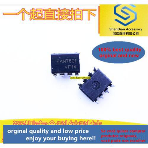 10pcs only orginal new FAN7601 FAN7601N Power Management Chip IC Direct Plug DIP-8