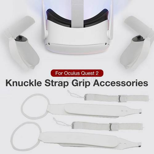VR Accessories Knuckle Strap For Oculus Quest 2 VR Touch Controller Handle Grip Adjustable Anti-lost Wrist Straps For Quest2