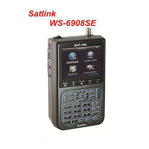 Original Satlink WS-6908SE Digital Satellite Finder Support KB-LIGHT&BACKLIGHT WS6908SE Satellite Meter 6908 SE WS 6908SE