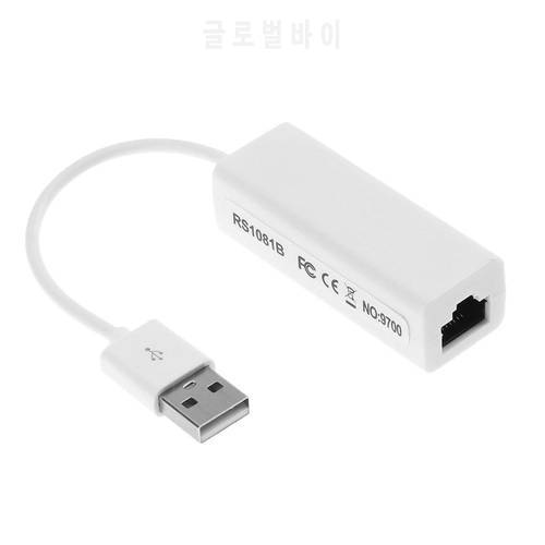 wifi adapter White USB 2.0 to RJ45 LAN Ethernet v Network Adapter WIN7 for WIN98/ ME/ 2000/ XP/ VISTA/ 7/ CE, LIUNX