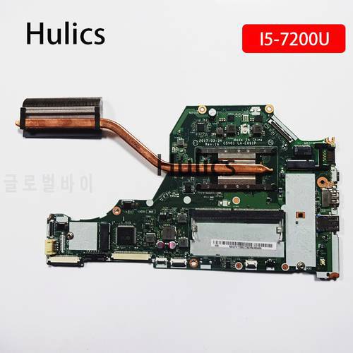 Hulics Used FOR Acer Aspire A315-53 A515-51 A615-51 A515-51G Laptop Motherboard C5V01 LA-E891P With I5-7200u CPU