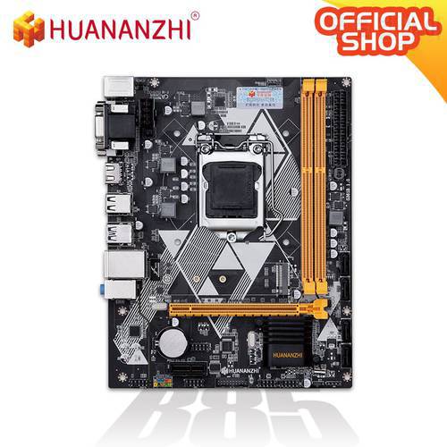 HUANANZHI B85 Motherboard M-ATX Intel LGA 1150 i3 i5 i7 E3 DDR3 1600MHz 16GB M.2 SATA3 USB3.0 VGA DVI HDMI-Compatible Mainboard