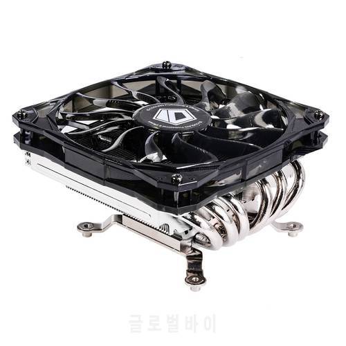 ID cooling IS6k Cooling Fan 64mm Height Low Profile CPU Cooler For ITX A4 Case Slim Chassis For AM4 LGA1200 1150 1151 IS-6k