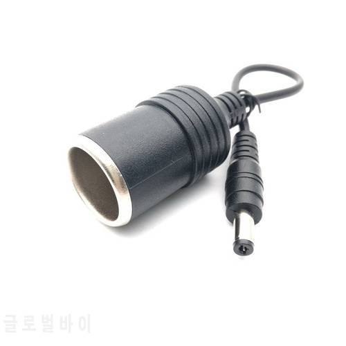 High Quality 12V Female Car Cigarette Lighter Socket Plug Connector Charger Cable Adapter DC 5.5 * 2.1mm 5A Amper