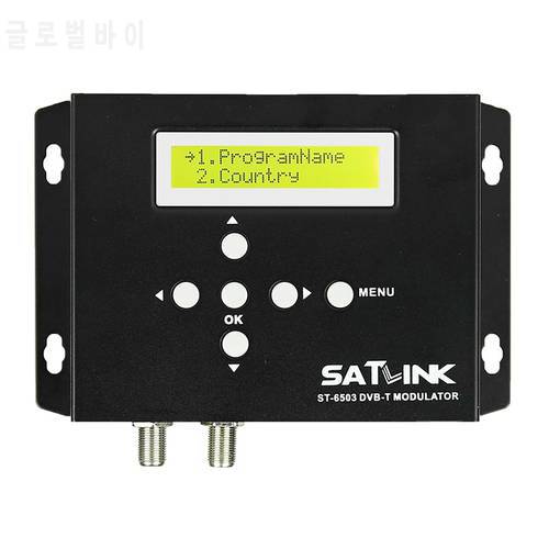 Original Satlink ST-6503 DVB-T modulator 1 Route 1080P HDMI Input DVB-T RF output