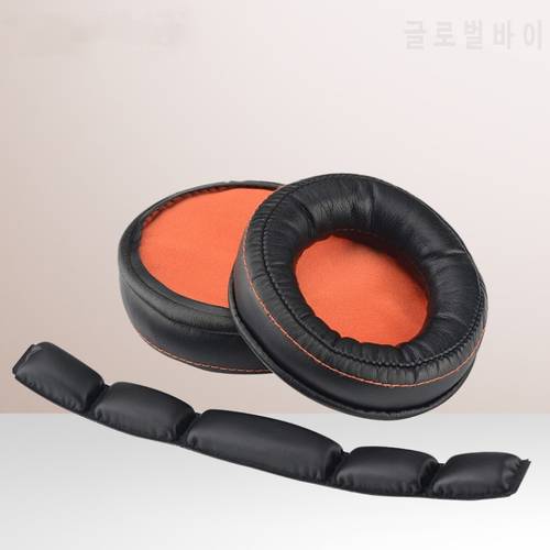 For SteelSeries Siberia 840 800 Wireless Headphones Headset Repair Parts Replacement Ear Pads Cushion Cup Cover Earpads Headband