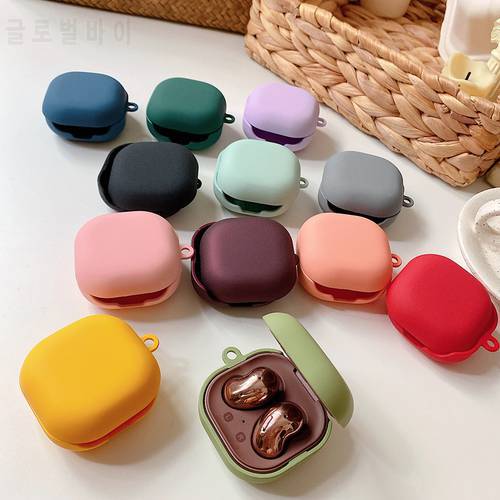 For Samsung Galaxy Buds Live Case Candy Color Matte Cover For Galaxy Buds Live Earphone Case Protector Charging Box Hard Coque