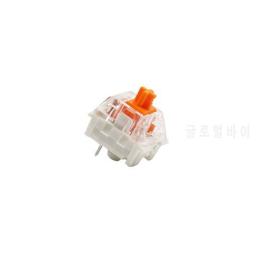 Kailh Sherbet switch RGB SMD Clickbar Orange 45g force mx stem switch for backlit mechanical keyboard 3pin Plate Mount