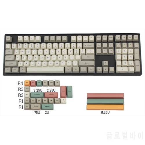 9009 Color Theme OEM Dye-subbed Keycaps Thick PBT Keycaps for Cherry MX Switches for 61 63 64 84 87 96 108 Mechanical Keyboards