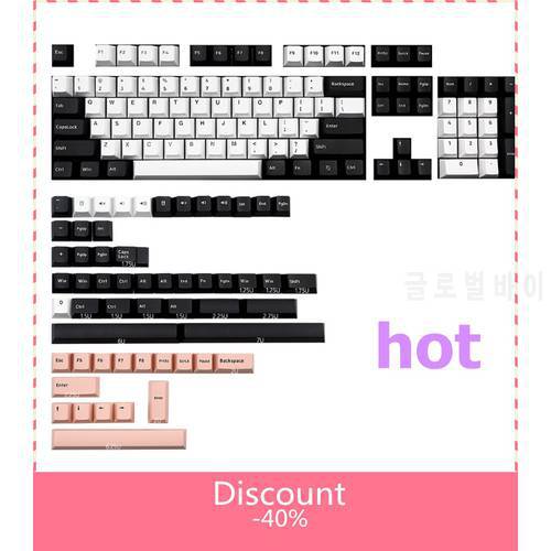 160 KEYS Cherry Profile Olivia Keycap double shot thickening PBT keyboard keycap set five-star hot review