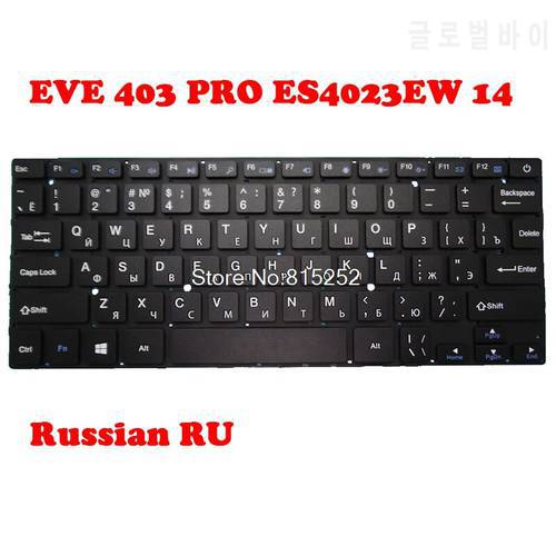 Laptop Keyboard For DIGMA EVE 1401 ET4012EW EVE 1402 ET4014EW Black Russian RU